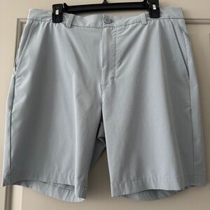 Mens Vineyard Vines Performance Shorts Light Gray - Size 34
